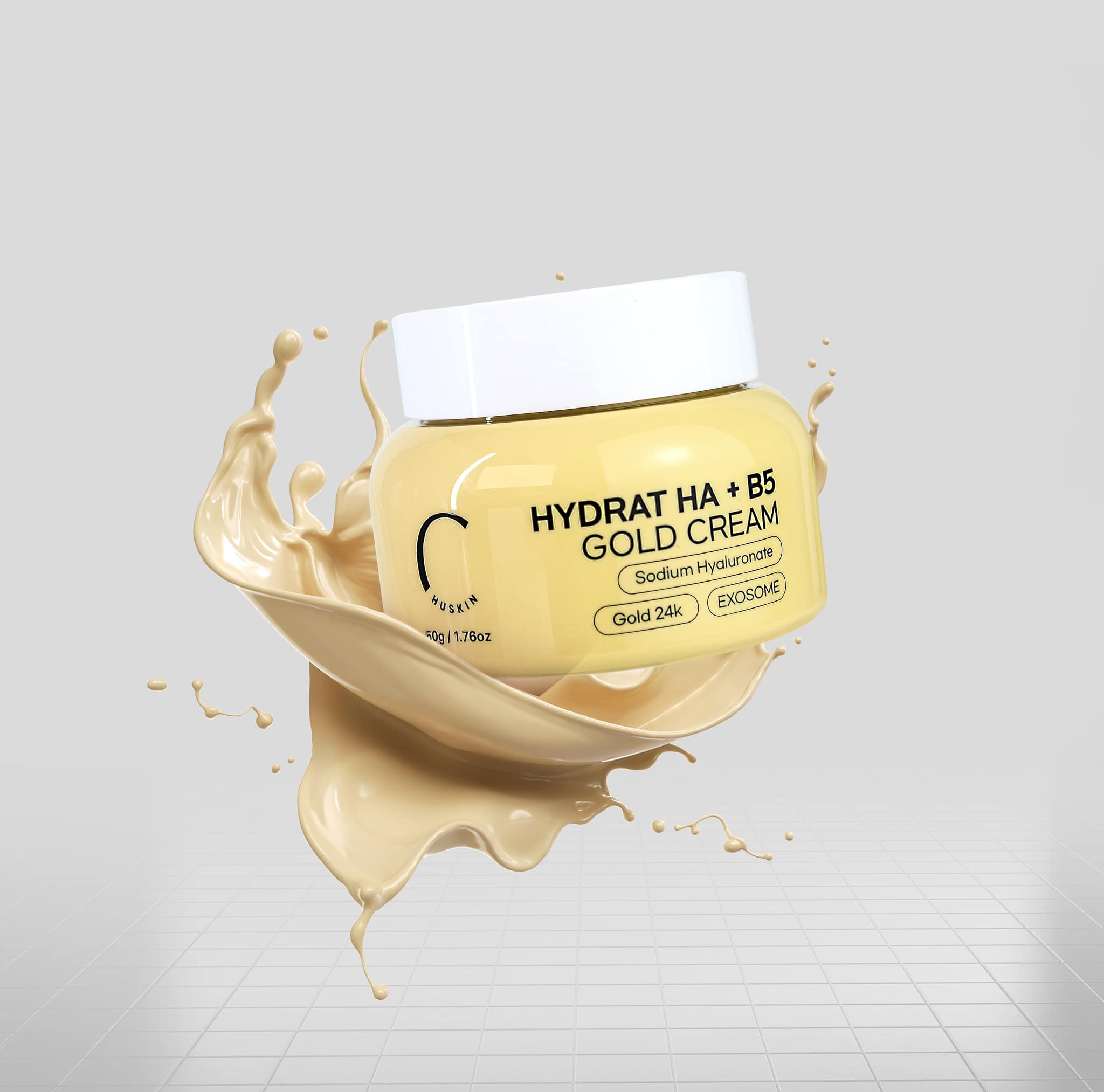 MP0915- Kem dưỡng da,giúp dưỡng da mềm mịn,dưỡng ẩm da, làm sáng da (HUSKIN HYDRAT HA + B5 GOLD CREAM),dung tích:50g