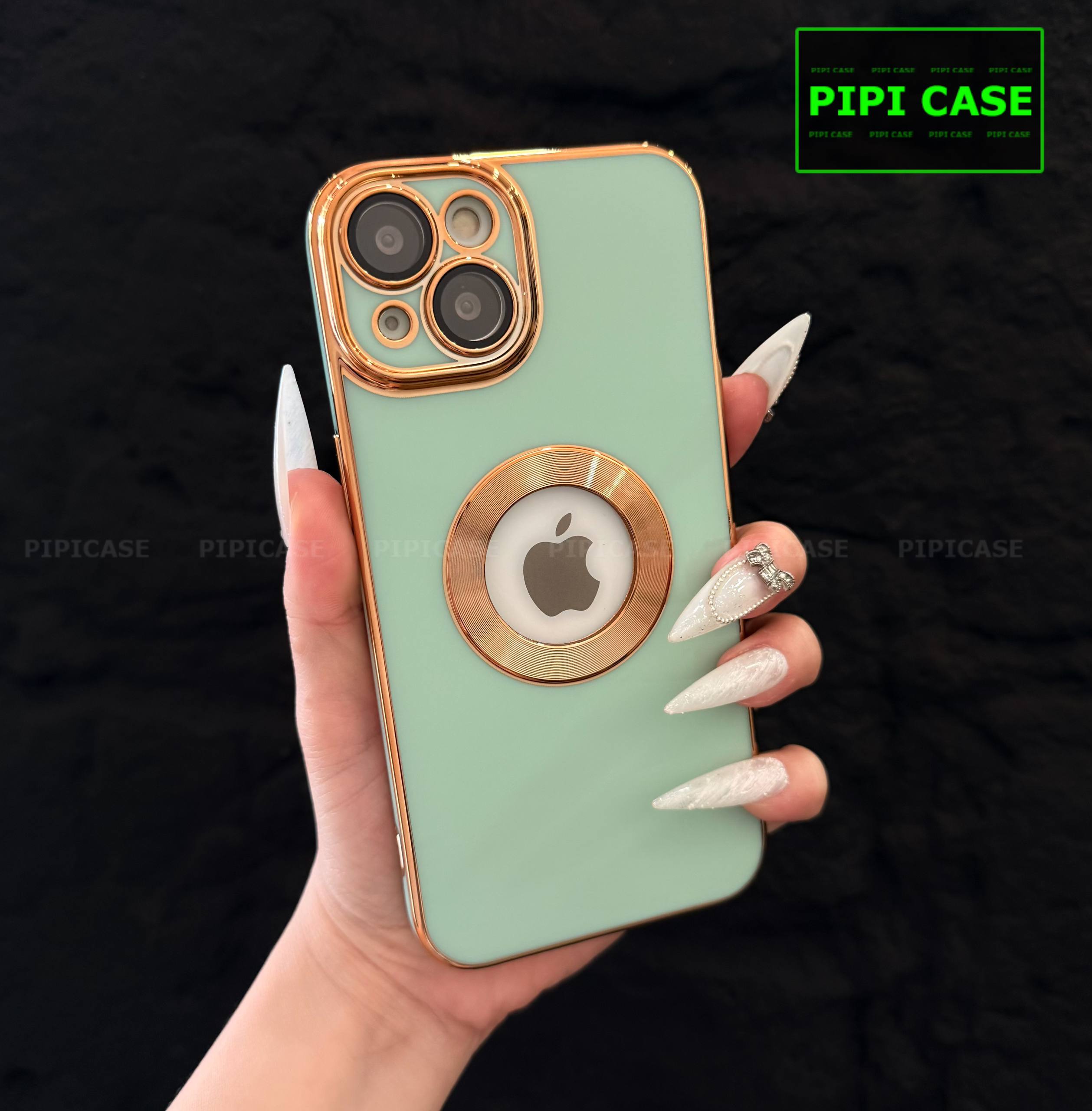 Ốp Lưng iPhone 14 Plus - Pandora - Xanh Mint_thumbnail_3