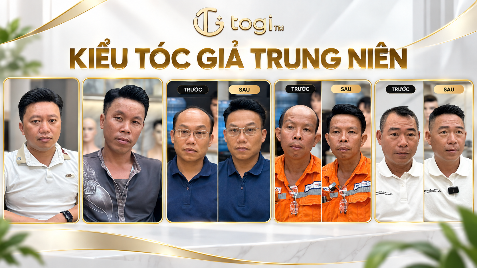 Mua tóc giả nam cho bố, chồng: tặng thế nào cho vừa và tế nhị?
