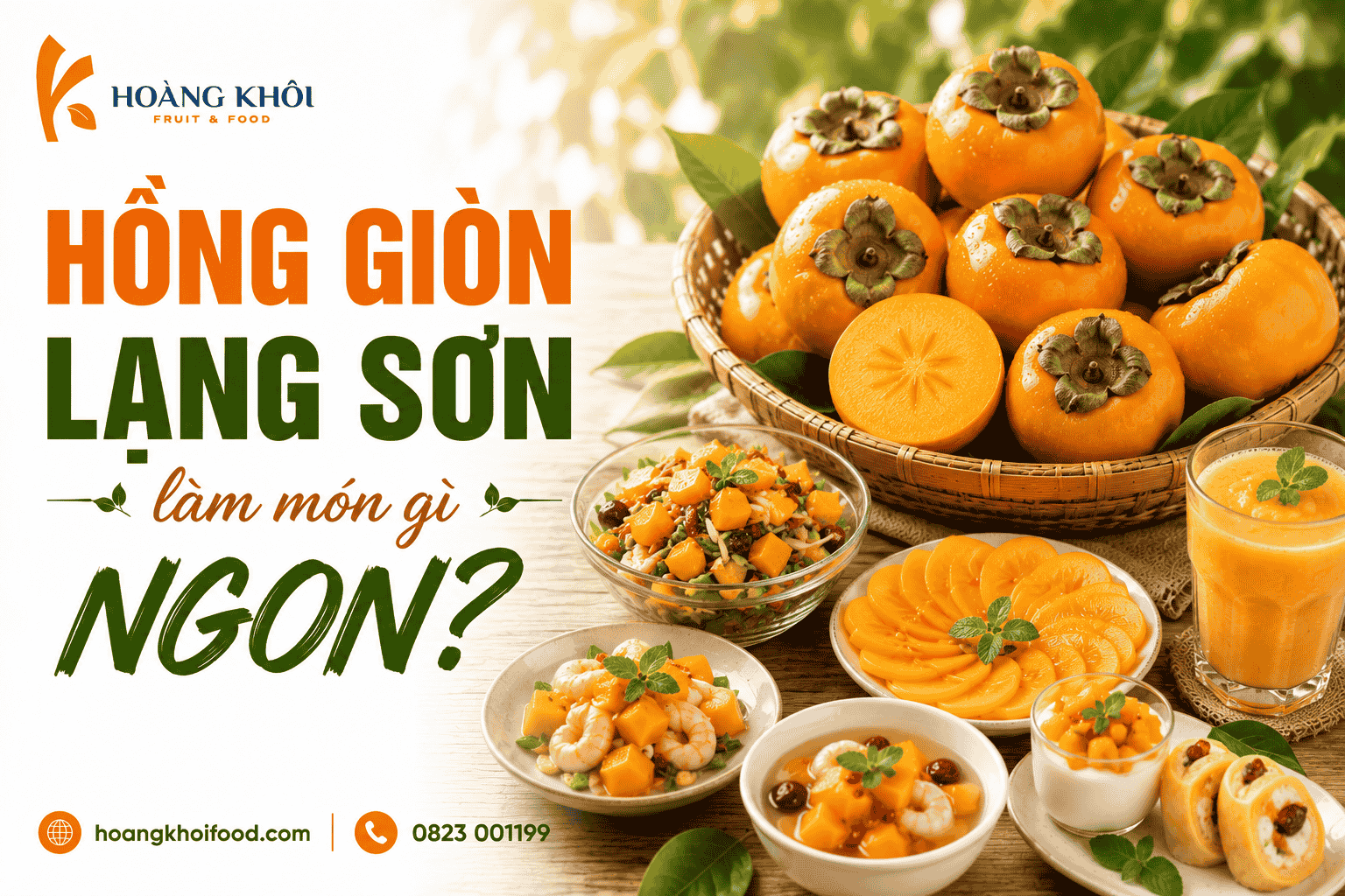 Hồng giòn Lạng Sơn làm món gì ngon?