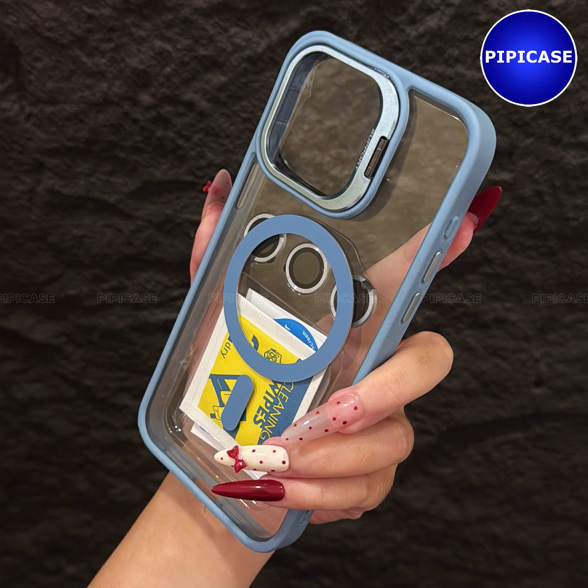 Ốp Lưng iPhone 14 Pro Max - Dansi - Xanh Nhạt