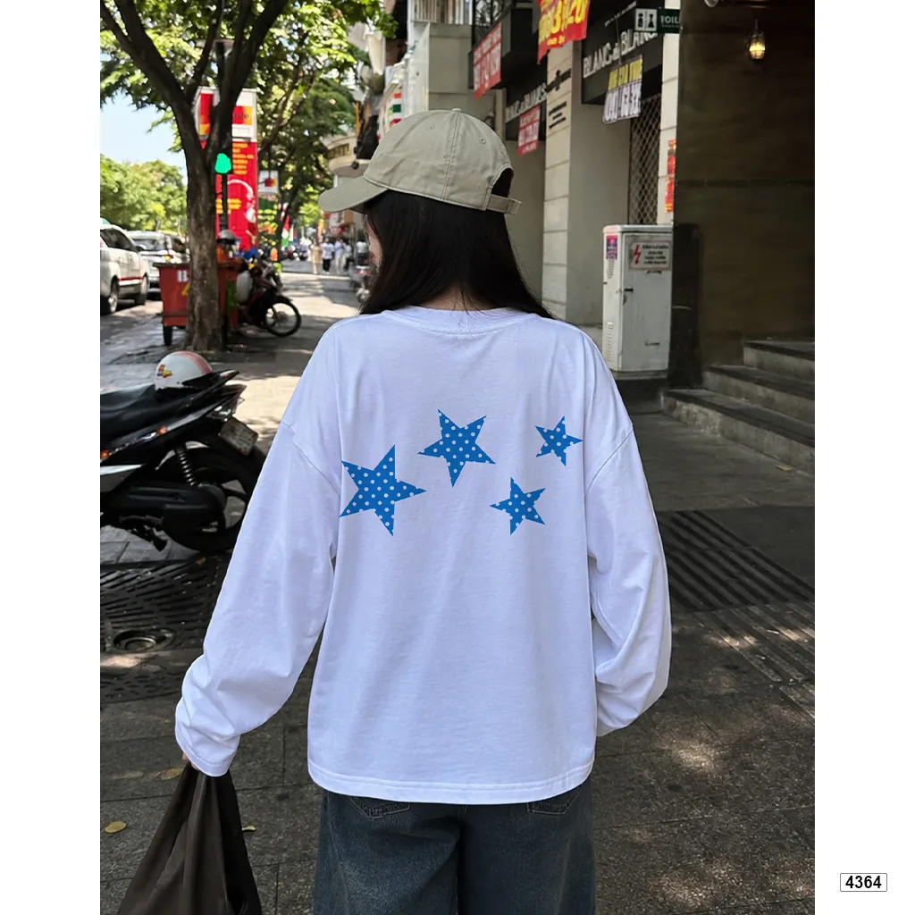 Áo thun nữ form boxy tay dài Hàn Quốc Miucho 4364_thumbnail_7