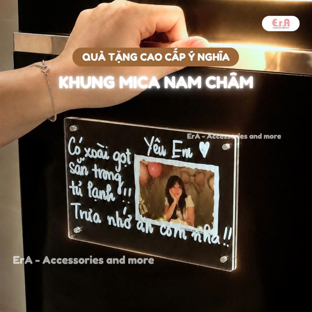 Khung Ảnh Mica Nam Châm