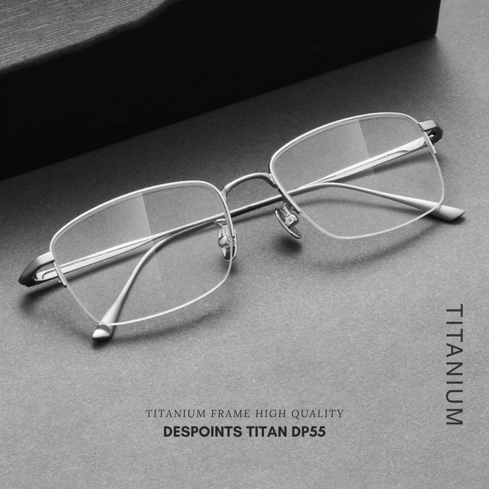 [Premium] Gọng Kính Titan nửa viền cao cấp. Chất liệu Titan nhẹ & bền. Phù hợp đa dạng form mặt_thumbnail_5