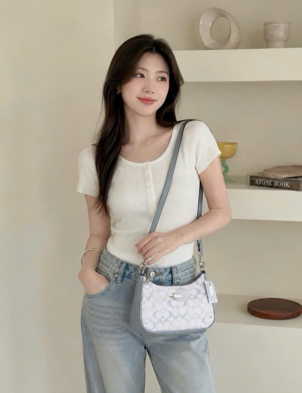 Túi xách nữ màu xanh Vân VNXK_thumbnail_3