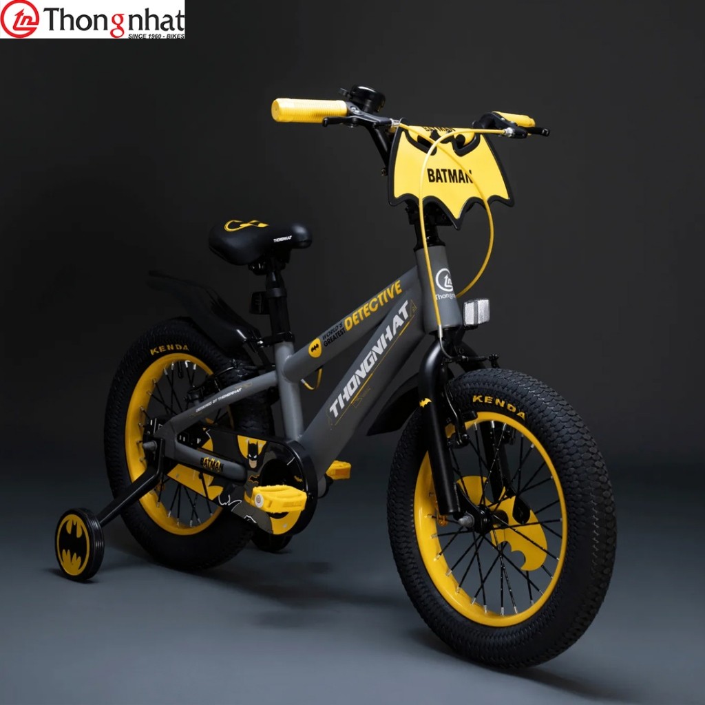 Xe Đạp Thống Nhất Trẻ Em Batman - Tặng Full Phụ Kiện - Xe Đạp Người Dơi Cho Bé Trai Chính Hãng_thumbnail_4