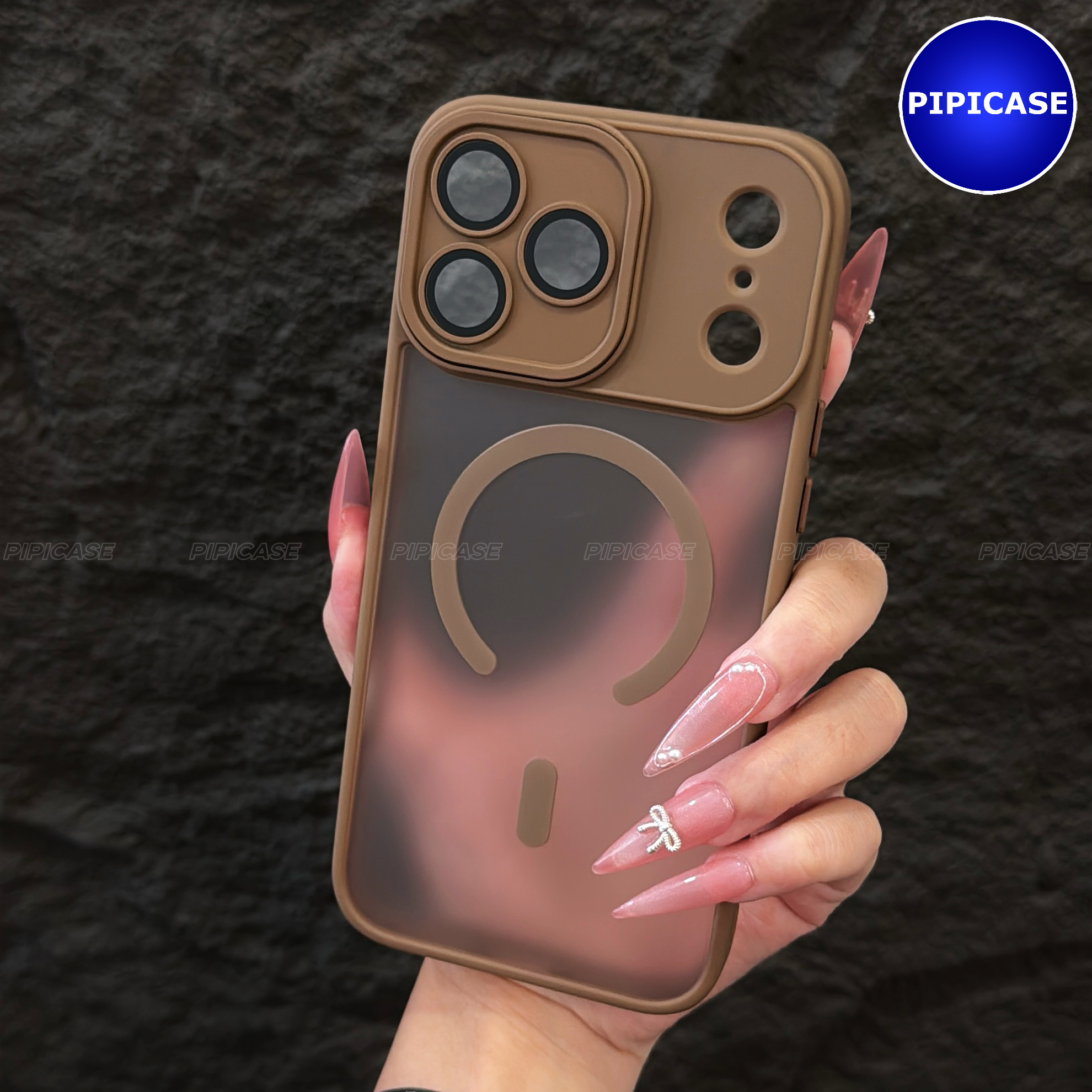 Ốp Lưng iPhone 17 Pro Max - Kao - Nâu