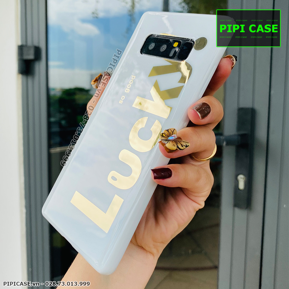 Ốp Lưng Samsung Note 8 - Lucky - Trắng_thumbnail_3