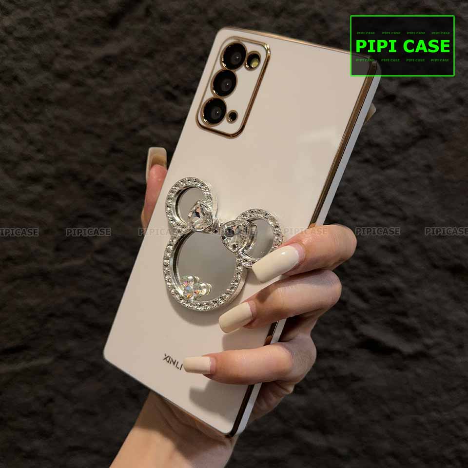Ốp Lưng Samsung Note 20 5G - Mic Gương - Trắng