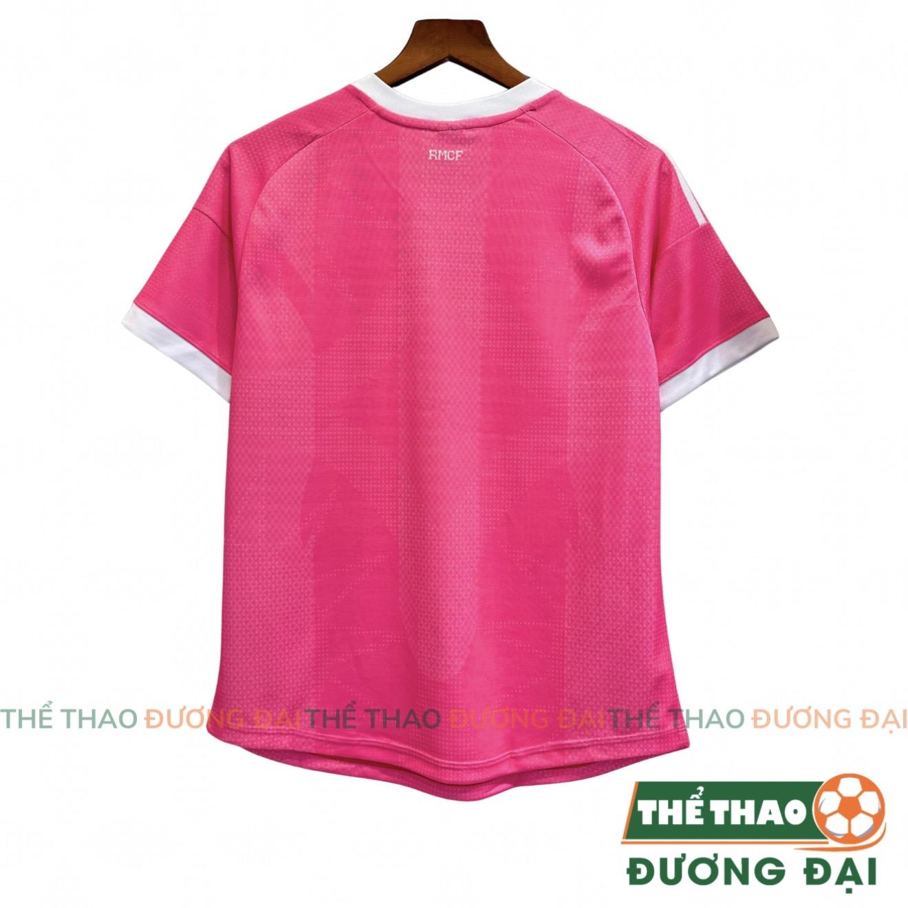 Quần Áo Bóng Đá Los Blancos Hồng 26/27 Thun Mè S-COMF Thoáng Khí Thể Thao Đương Đại_thumbnail_1