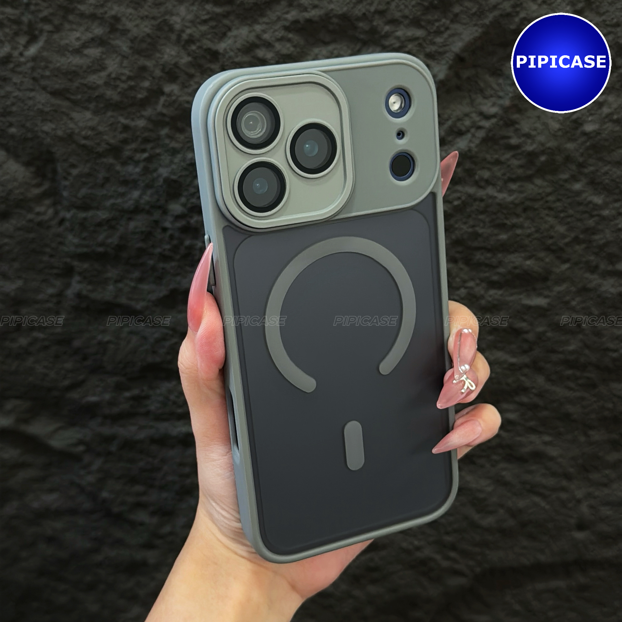Ốp Lưng iPhone 17 Pro Max - Kao - Xám_thumbnail_11