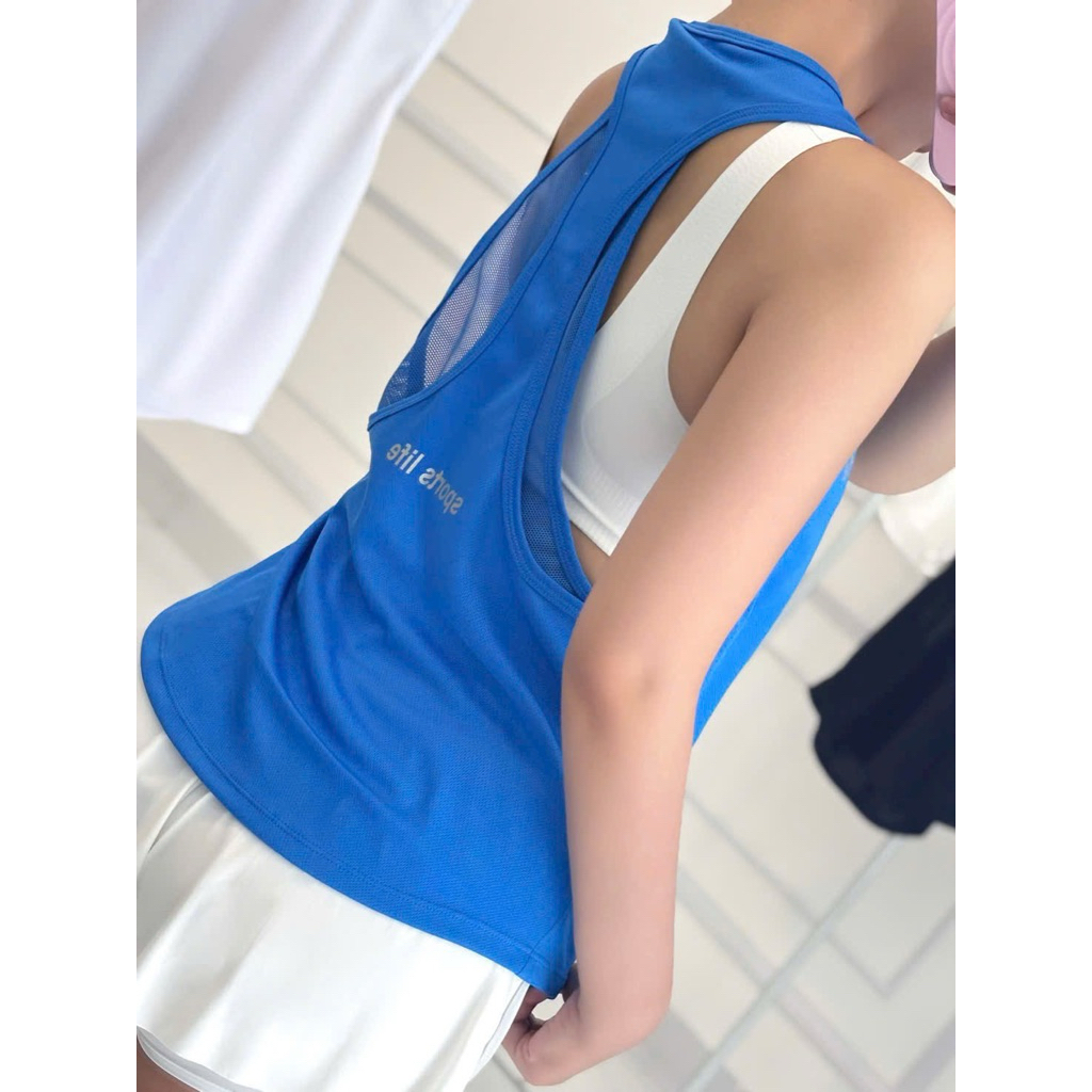 Áo Tanktop Thể Thao Tập Gym Chạy Bộ Nữ Yumiisportswear Ba Lỗ Sports Life Form Rộng Vải Co Giãn Thoáng Khí Nhanh Khô_thumbnail_5