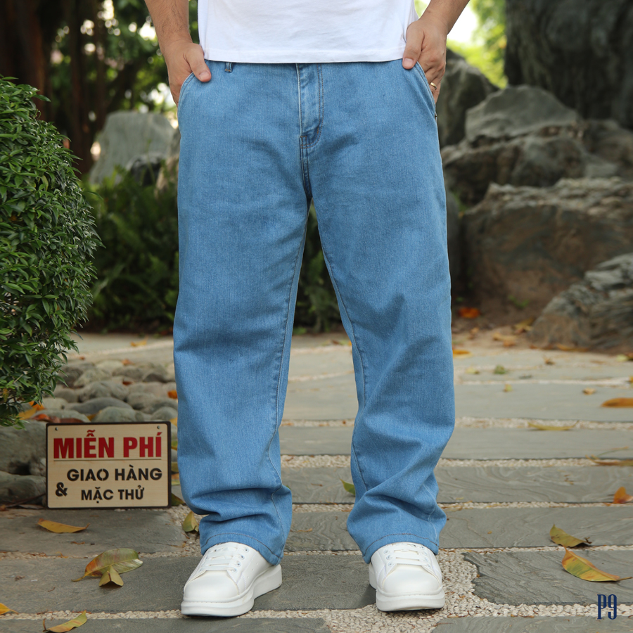 Quần Jeans nam dáng suông rộng ( P9 )