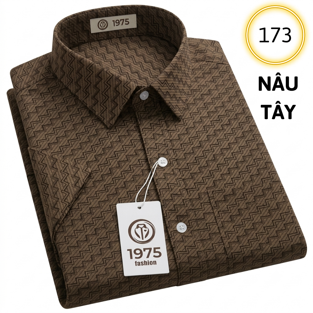 Áo sơ mi 173N - BẬC NÂU TÂY