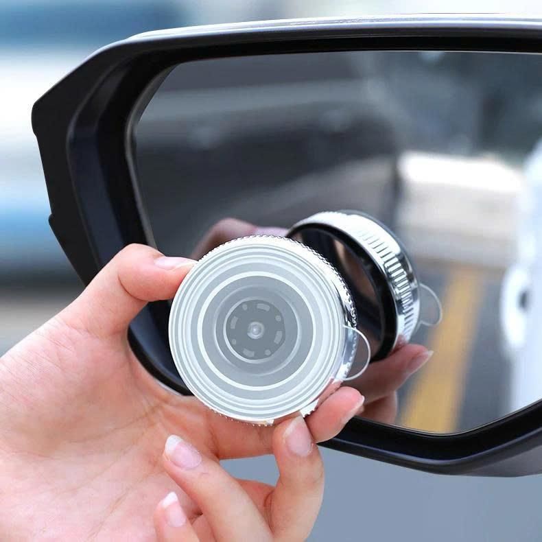 Gương Cầu Lồi Hít Chân Không Cao Cấp Tiện Lợi, Gắn Kính Chiếu Hậu Ô Tô Xoay 360 Độ Xóa Điểm Mù