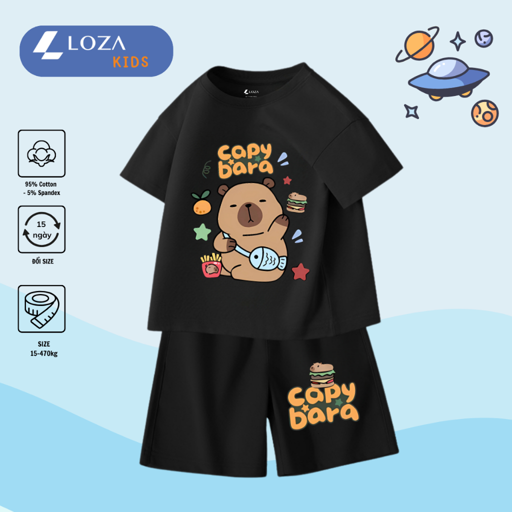 [XẢ KHO BỘ BÉ TRAI SIZE160] Bộ đồ cho bé trai nhiều mẫu - Quần áo bé trai  từ 35-40kg - Loza Kids XB012_thumbnail_17