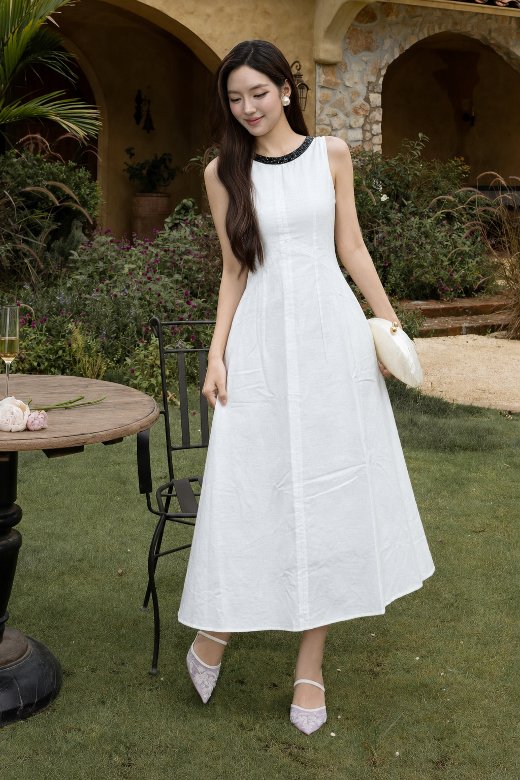 LV014 - VÁY TRẮNG