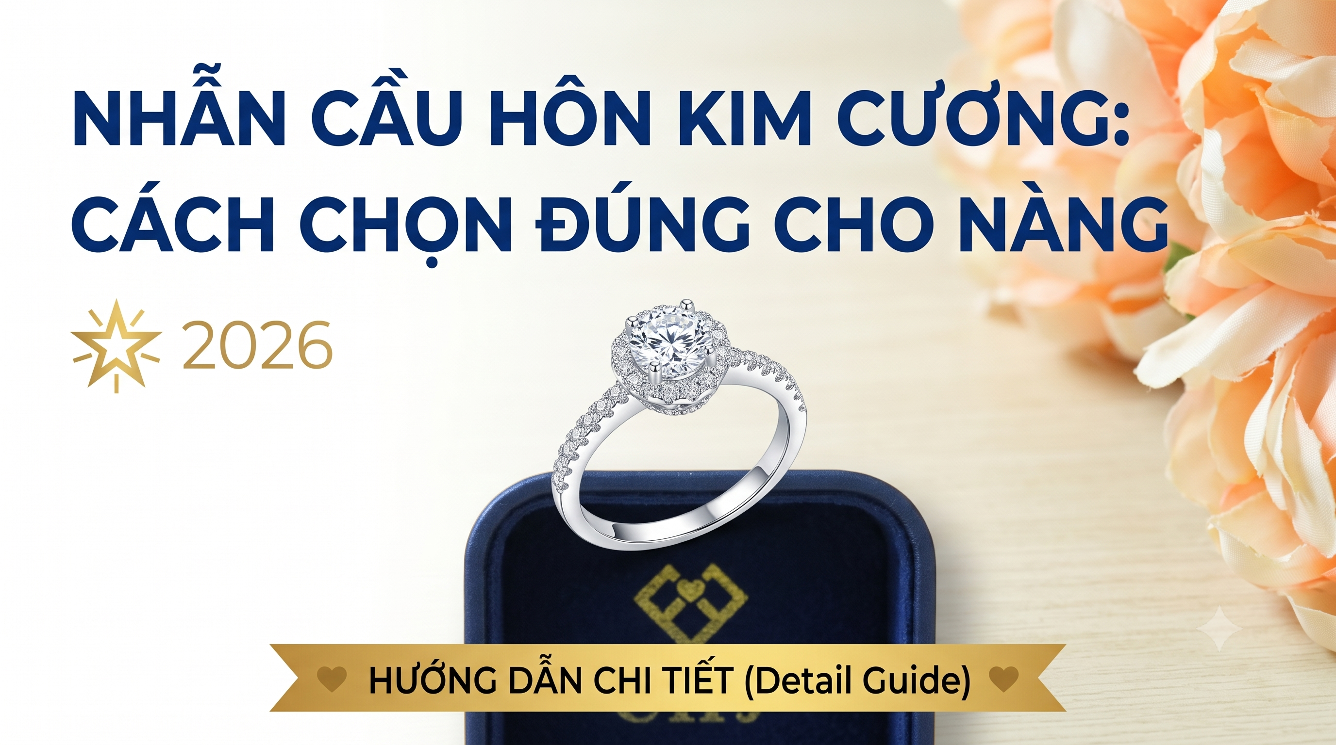 Nhẫn Cầu Hôn Kim Cương: Cách Chọn Đúng Cho Nàng (2026)