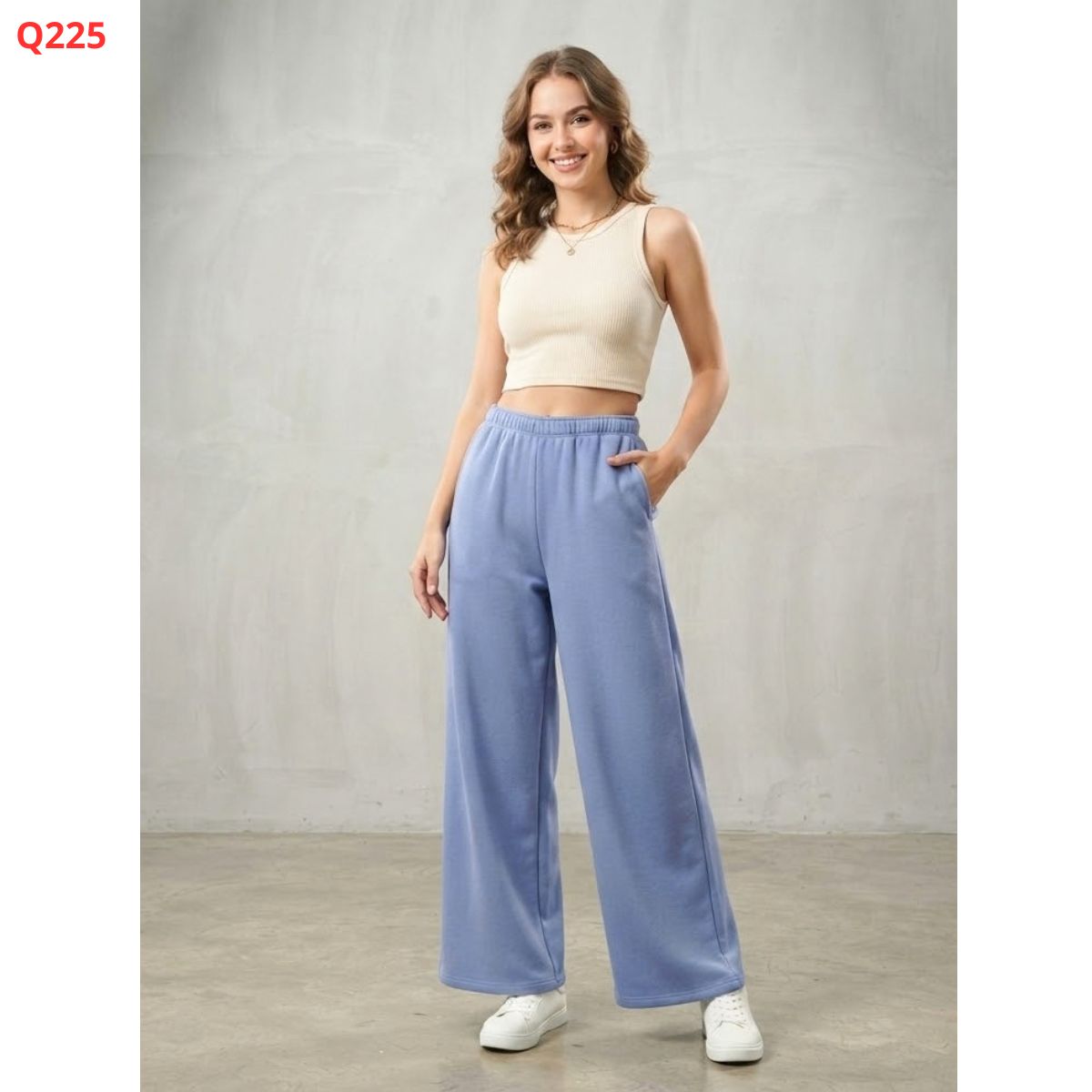 Q225- Quần suông nỉ Gấp_thumbnail_1