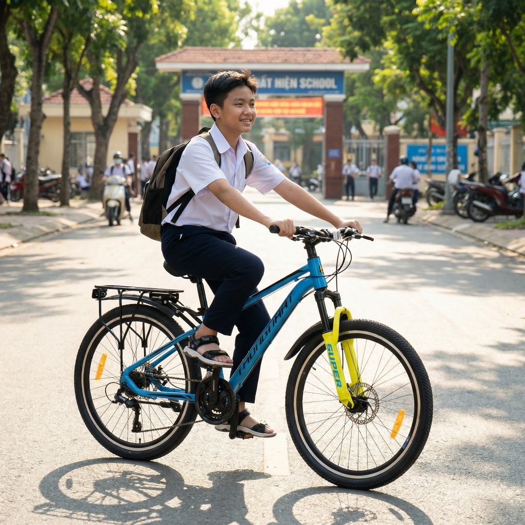 [TẶNG PHỤ KIỆN] Xe Đạp Thể Thao Thống Nhất Super 24 Dành Cho Học Sinh, Người Lớn Đi Học_thumbnail_1