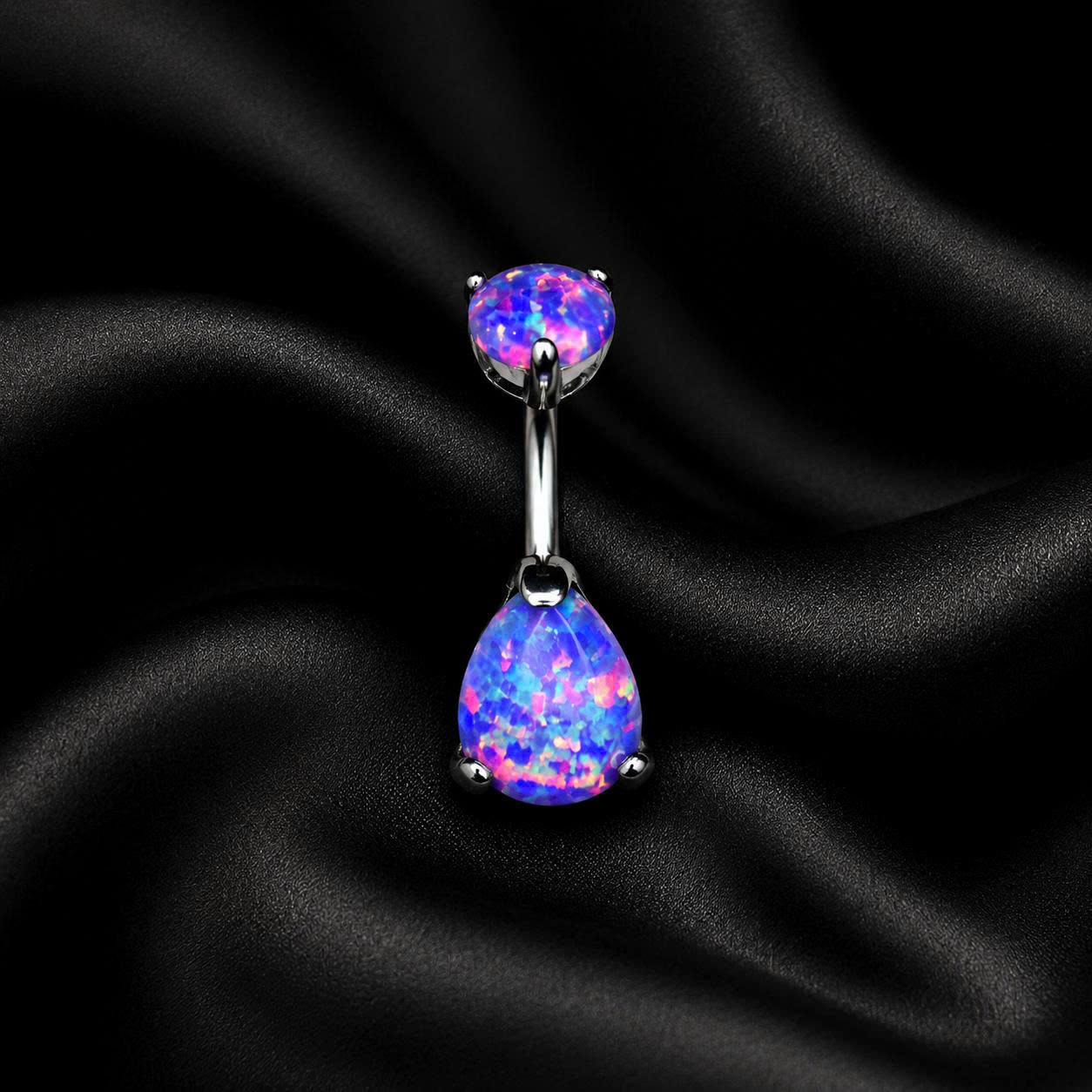 rốn titan giọt nước opal tím đỏ nóng bỏng
