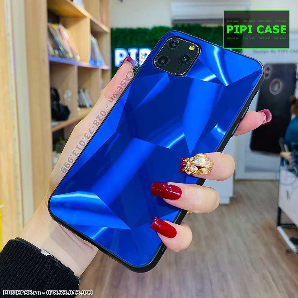 Ốp Lưng iPhone 11 Pro Max - Kim Cương 6D - Xanh_thumbnail_1