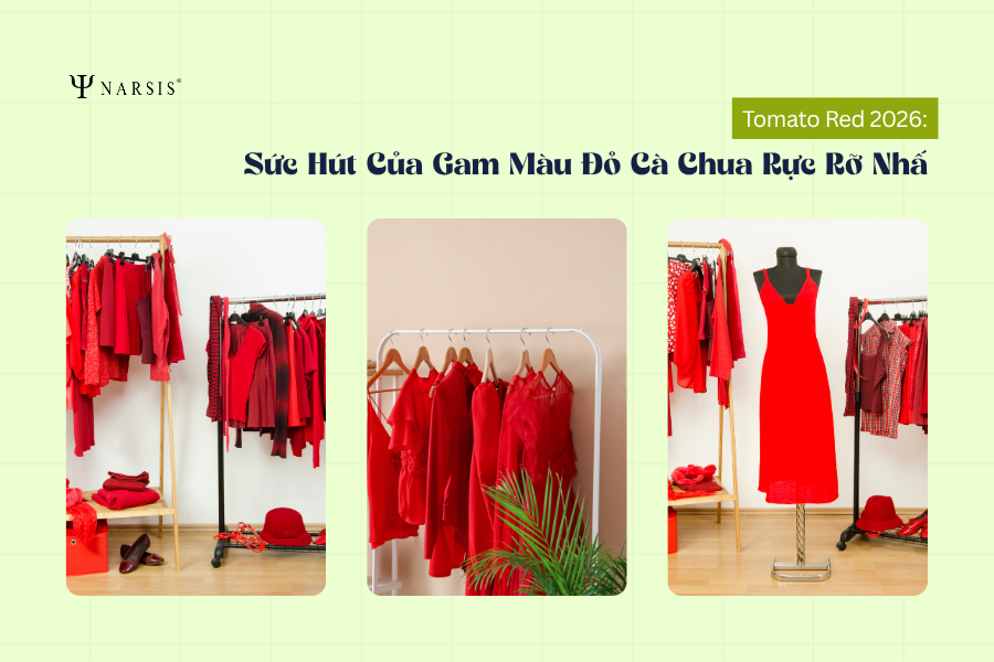 Tomato Red 2026: Sức Hút Của Gam Màu Đỏ Cà Chua Rực Rỡ Nhất
