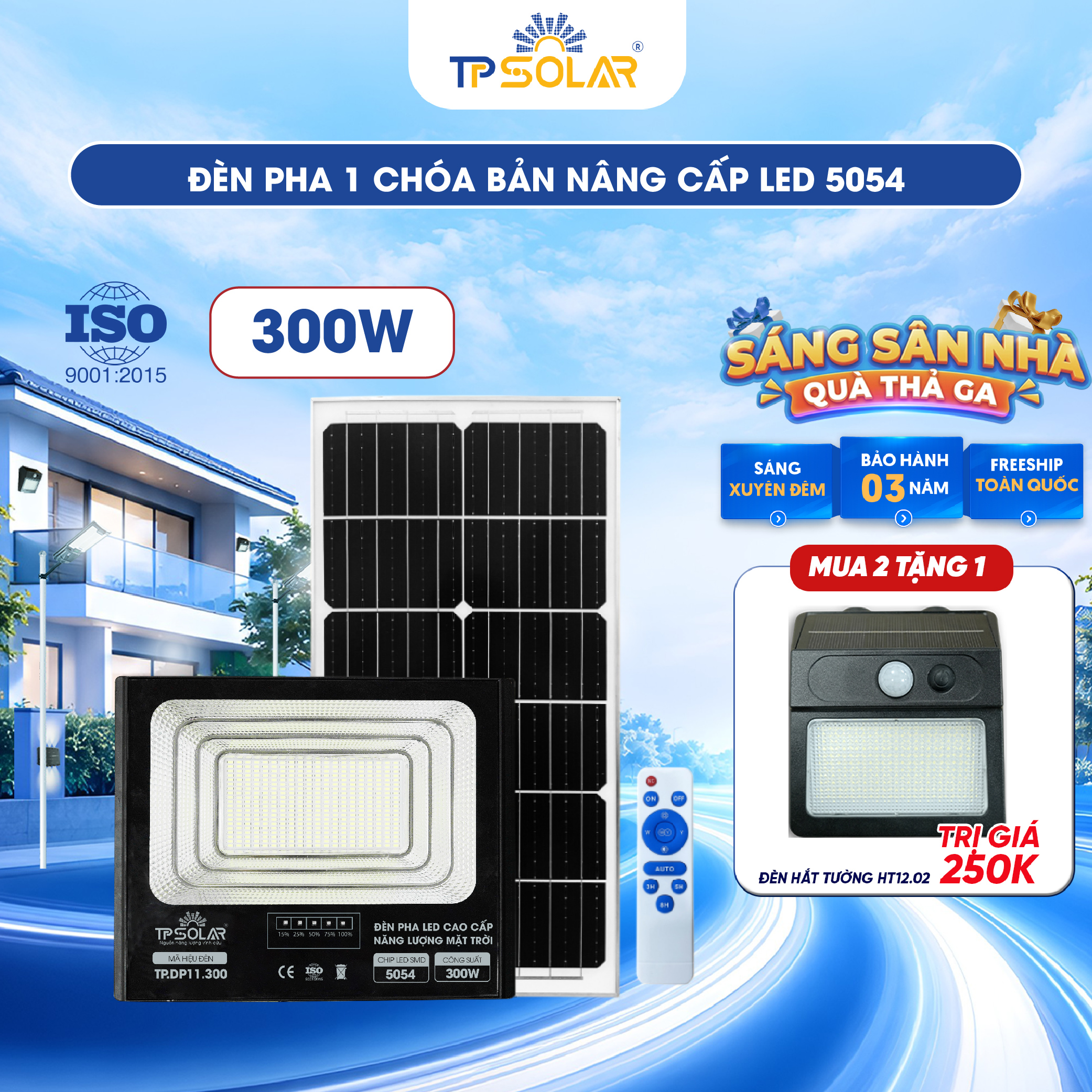 Đèn pha LED 1 chóa cao cấp năng lượng mặt trời TP SOLAR DP11_thumbnail_8