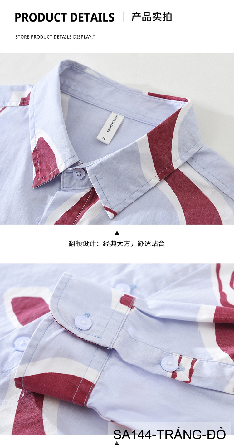 SA144 - Áo Sơ Mi Nam Dài Tay In Hình Nghệ Thuật Phong Cách Nhật Bản Chất Cotton Thoáng Mát_thumbnail_8