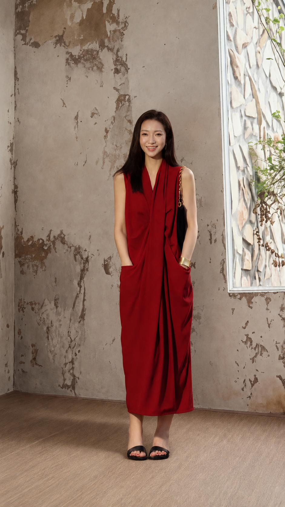 MV122 - Đầm Đỏ Ruby Quyến Rũ