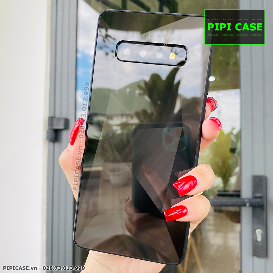 Ốp Lưng Samsung S10 - Kim Cương 6D - Đen_thumbnail_2