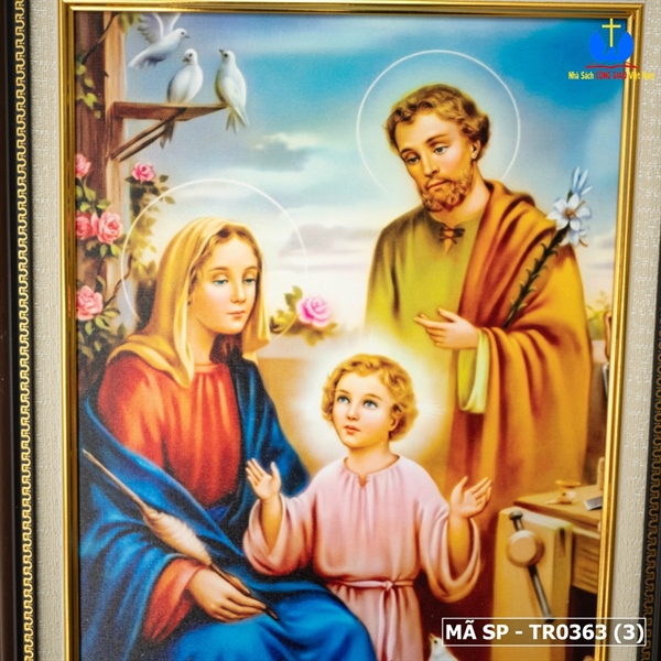 Tranh Gia Đình Thánh Gia 42x56cm canvas_thumbnail_2