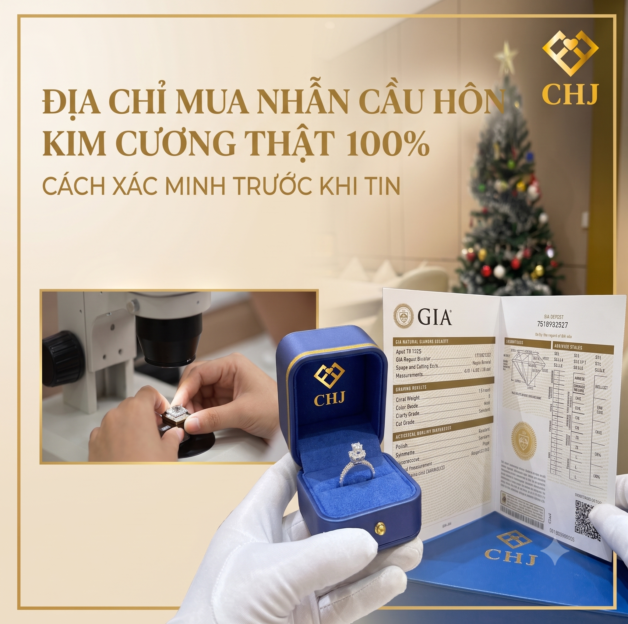 Địa Chỉ Mua Nhẫn Cầu Hôn Kim Cương Thật 100% — Cách Xác Minh Trước Khi Tin