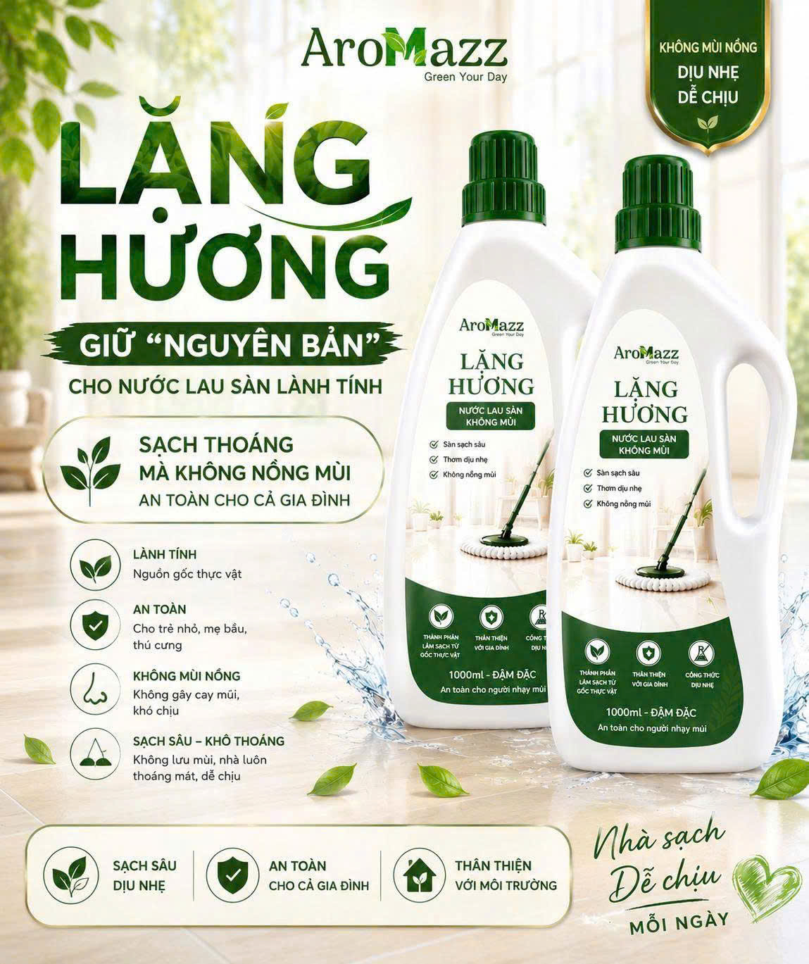 NƯỚC LAU SÀN AROMAZZ TẶNG 10ML TINH DẦU_thumbnail_2