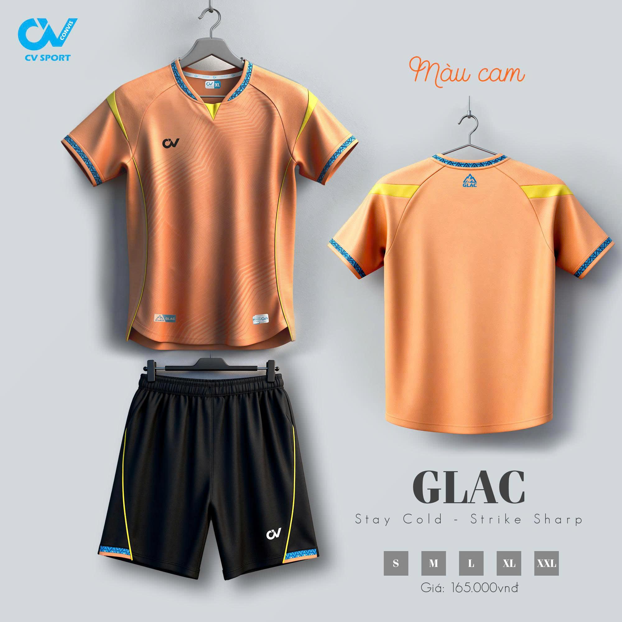 BST Quần Áo Bóng Đá CV GLAC Thun Mè Airmaxx Thoáng Khí Thể Thao Đương Đại