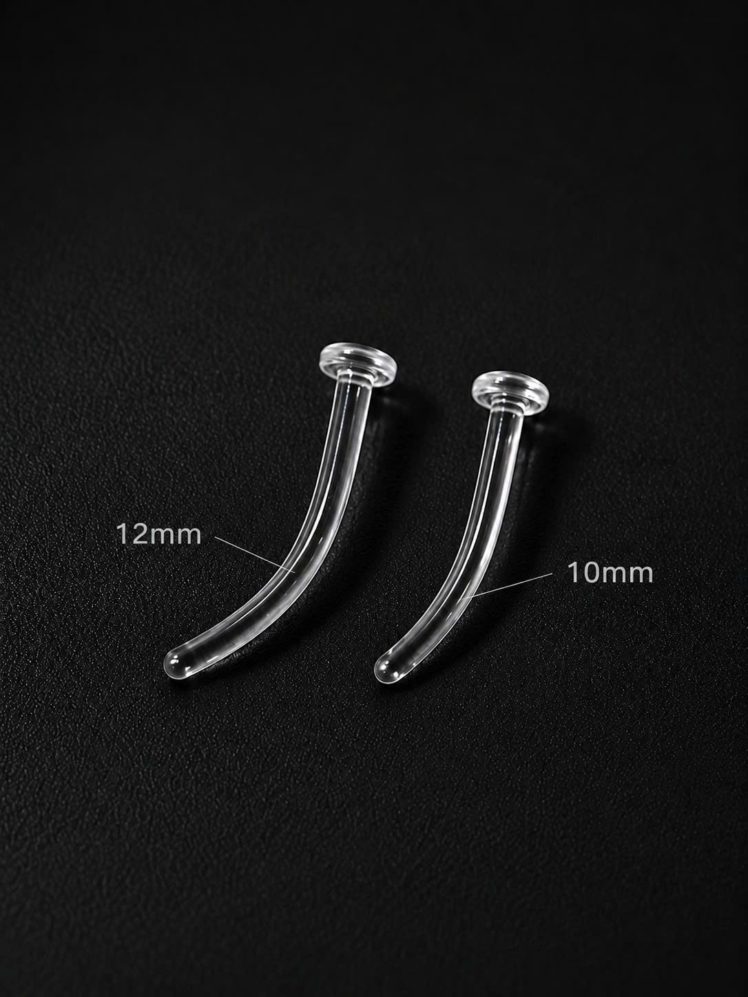 Khuyên thuỷ tinh rook daith 10mm