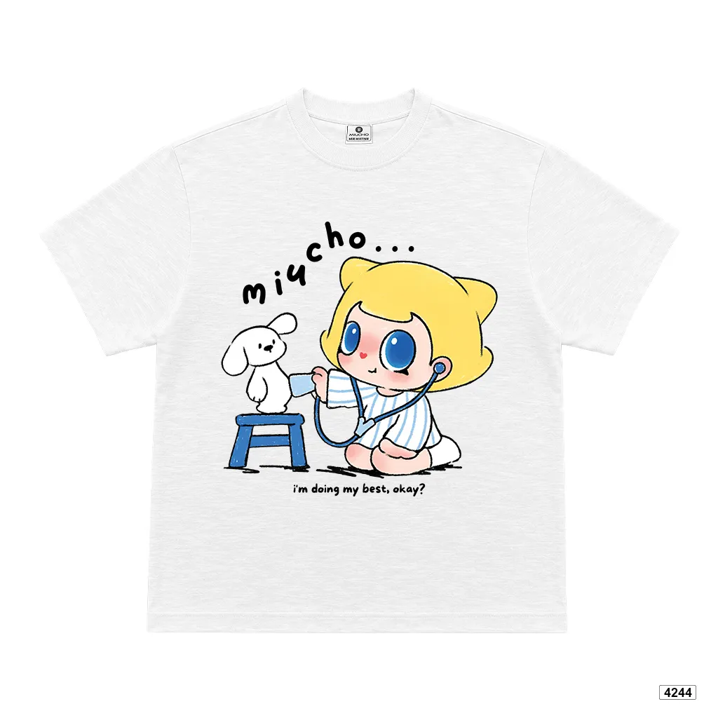Áo thun nữ form boxy chất vải thoáng mát Cartoon Miucho 4244_thumbnail_0