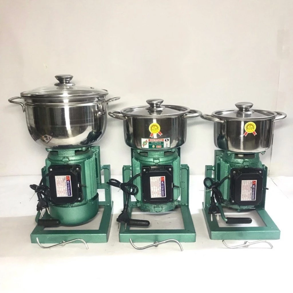 Máy xay thịt, ruốc, giò, chả công nghiệp đa năng 1100W nồi inox 22cm  - chạy êm - Giá rẻ