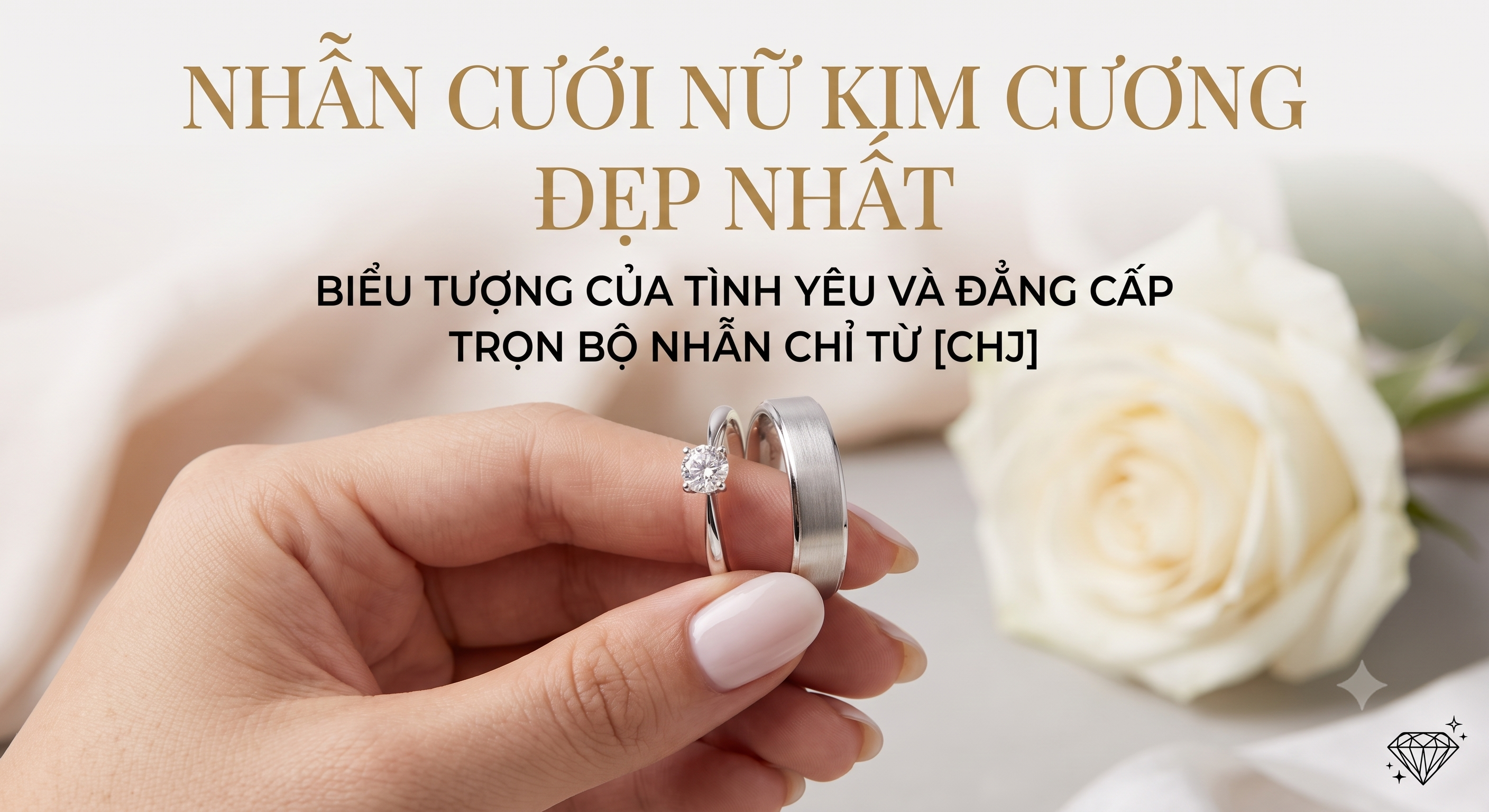 Nhẫn Cưới Nữ Kim Cương Đẹp Nhất 2026 — Gợi Ý Theo Từng Gu