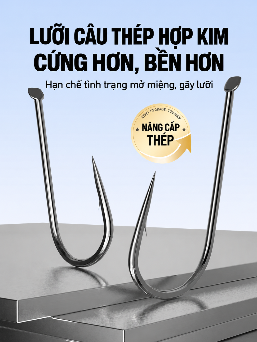 Hộp 100 Lưỡi Câu Nanh Sói Hợp Kim Titan Không Ngạch_thumbnail_4