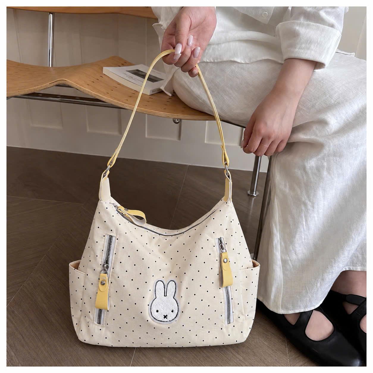 Túi Xách Nữ Cunbag Phom Hobo Rộng Xách Tay Màu Sắc Pastel Nhẹ Nhàng Phong Cách Hàn Quốc CUN621