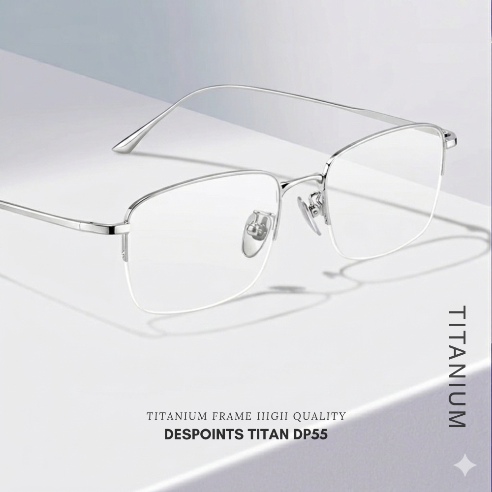 [Premium] Gọng Kính Titan nửa viền cao cấp. Chất liệu Titan nhẹ & bền. Phù hợp đa dạng form mặt_thumbnail_4