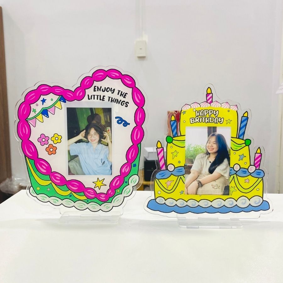 Cúp SINH NHẬT mica đựng ảnh 6x9, thẻ card, quà tặng SINH NHẬT, tình yêu trang trí bàn học, kỷ niệm_thumbnail_4