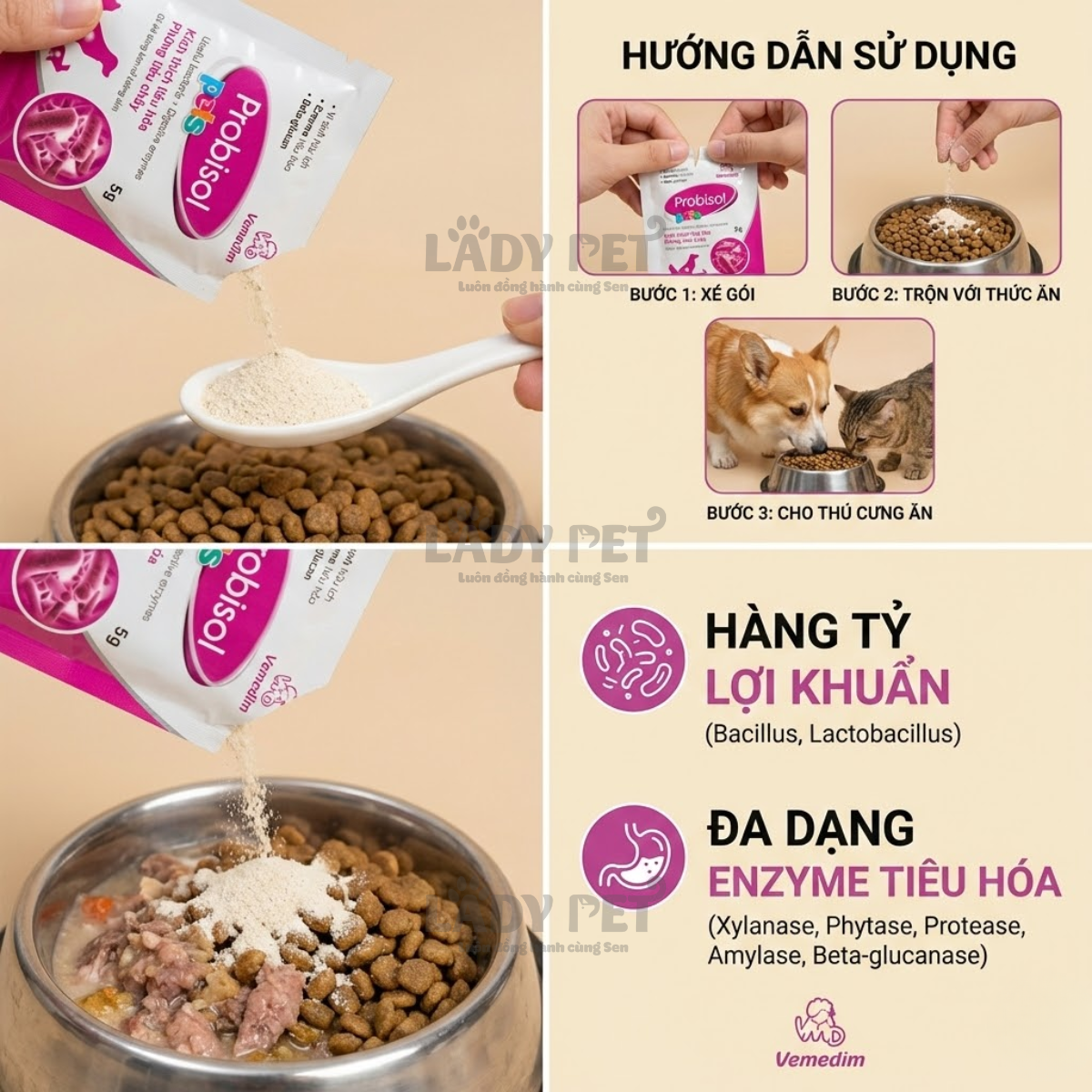 Men Tiêu Hóa Probisol Cho Chó Mèo (5G)_thumbnail_4