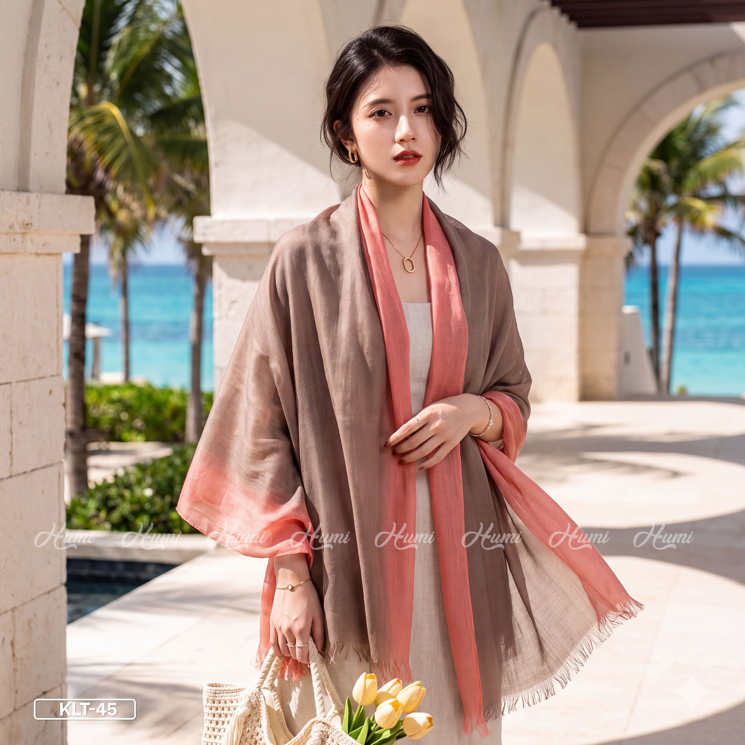 KHĂN COTTON PHA MÀU CHO NỮ (CV35-12)_thumbnail_4