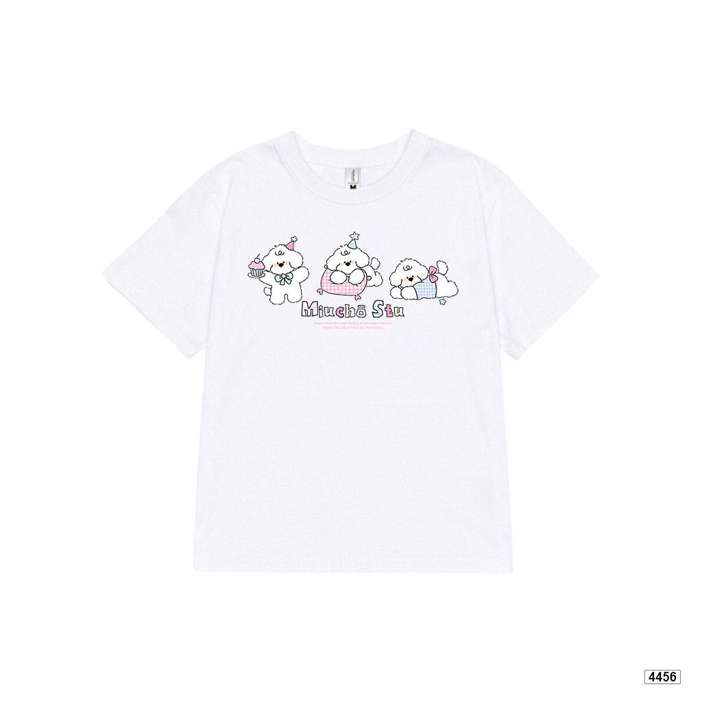 Áo baby tee form ôm chibi mèo bông Miucho 4456_thumbnail_0