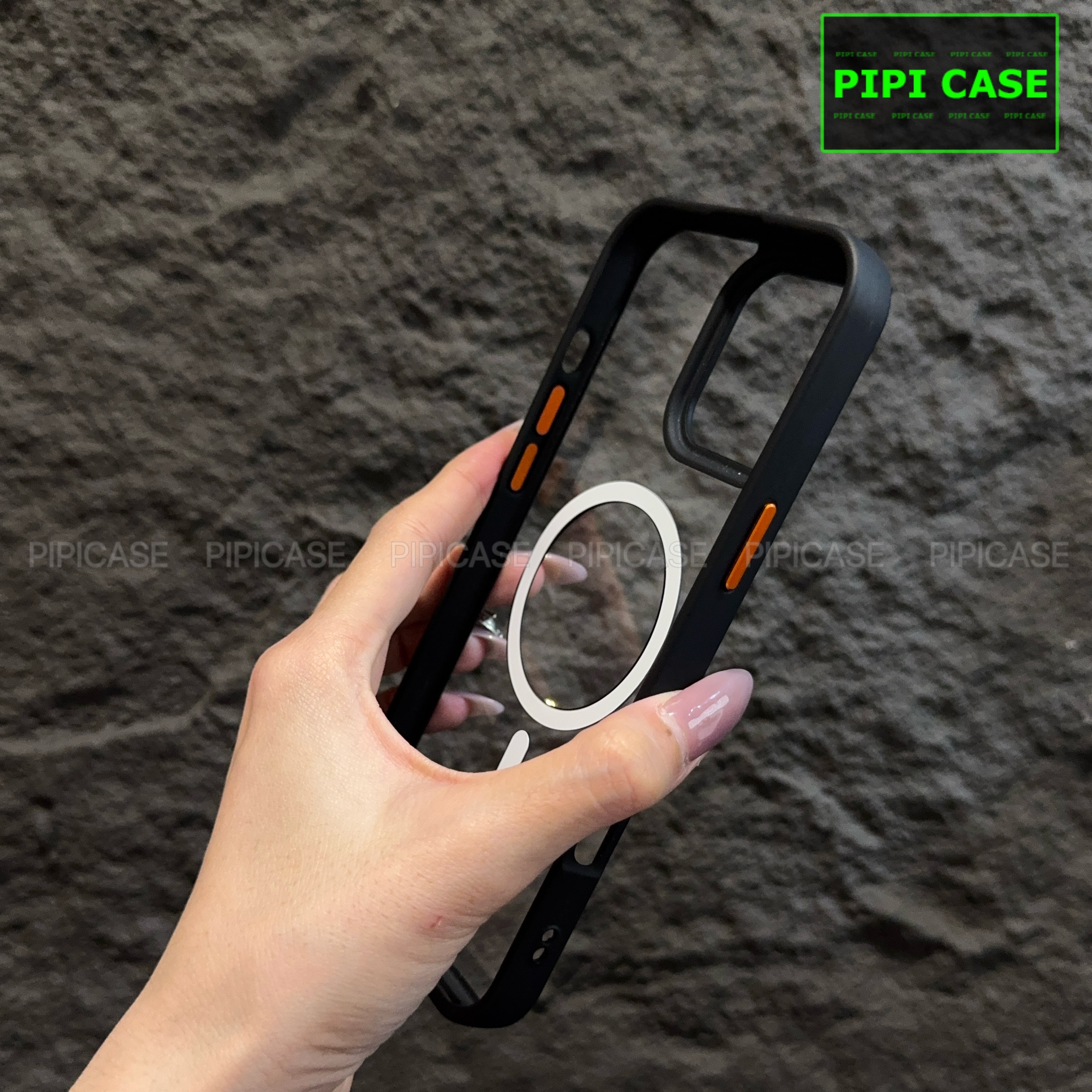 Ốp Lưng iPhone 16 Pro - KM Color - Đen_thumbnail_2