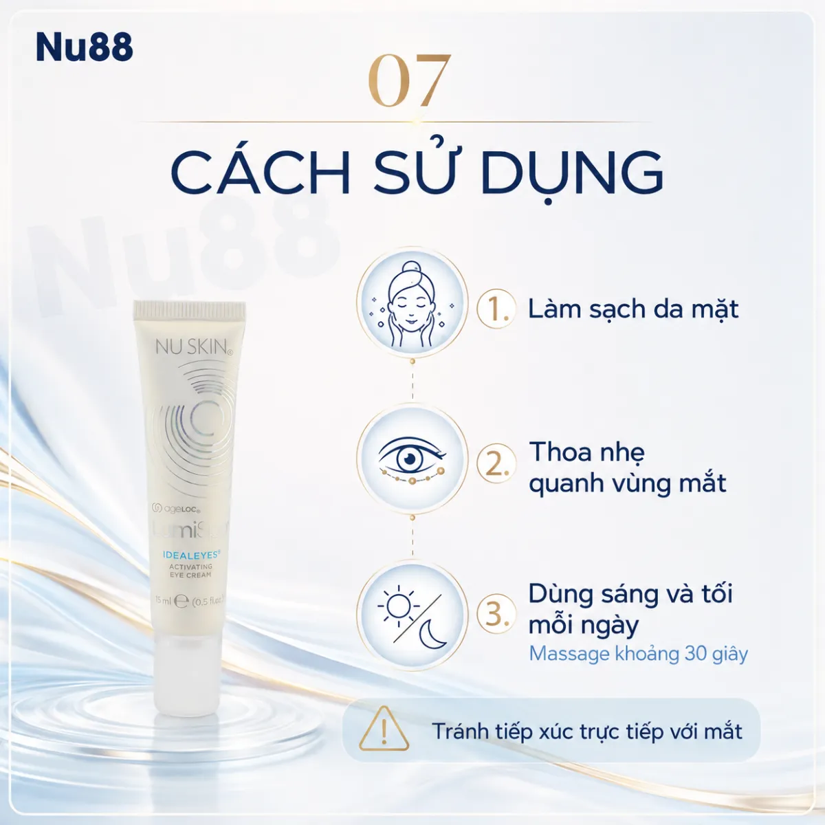 Kem chăm sóc da quanh vùng mắt Nu Skin ageLOC® LumiSpa® IdealEyes® Activating Eye Cream_thumbnail_6