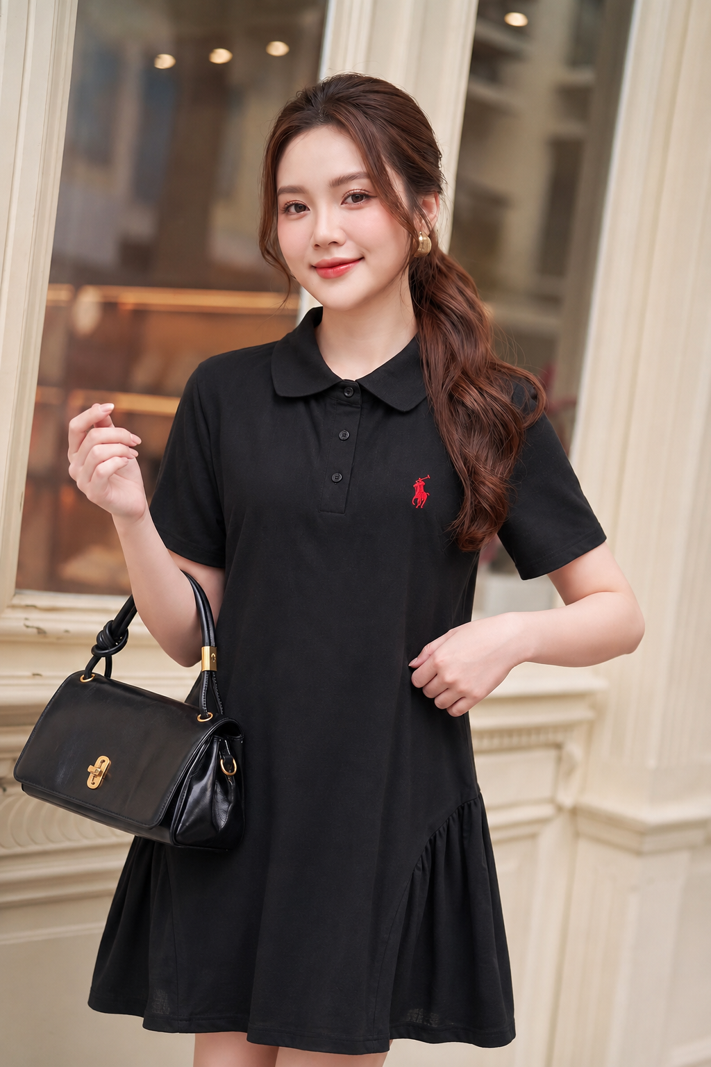 LV027 - VÁY ĐEN THÊU NGỰA_thumbnail_3