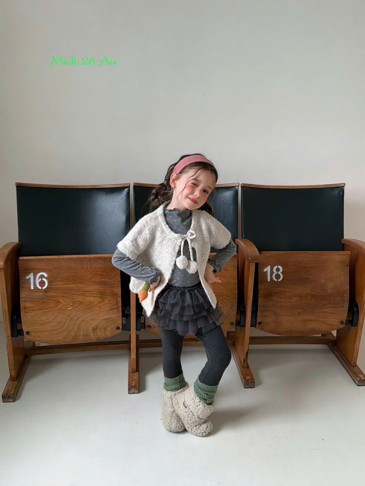 ML13 - Áo cardigan hãng Miu Li | Sz 90-130 | 6203